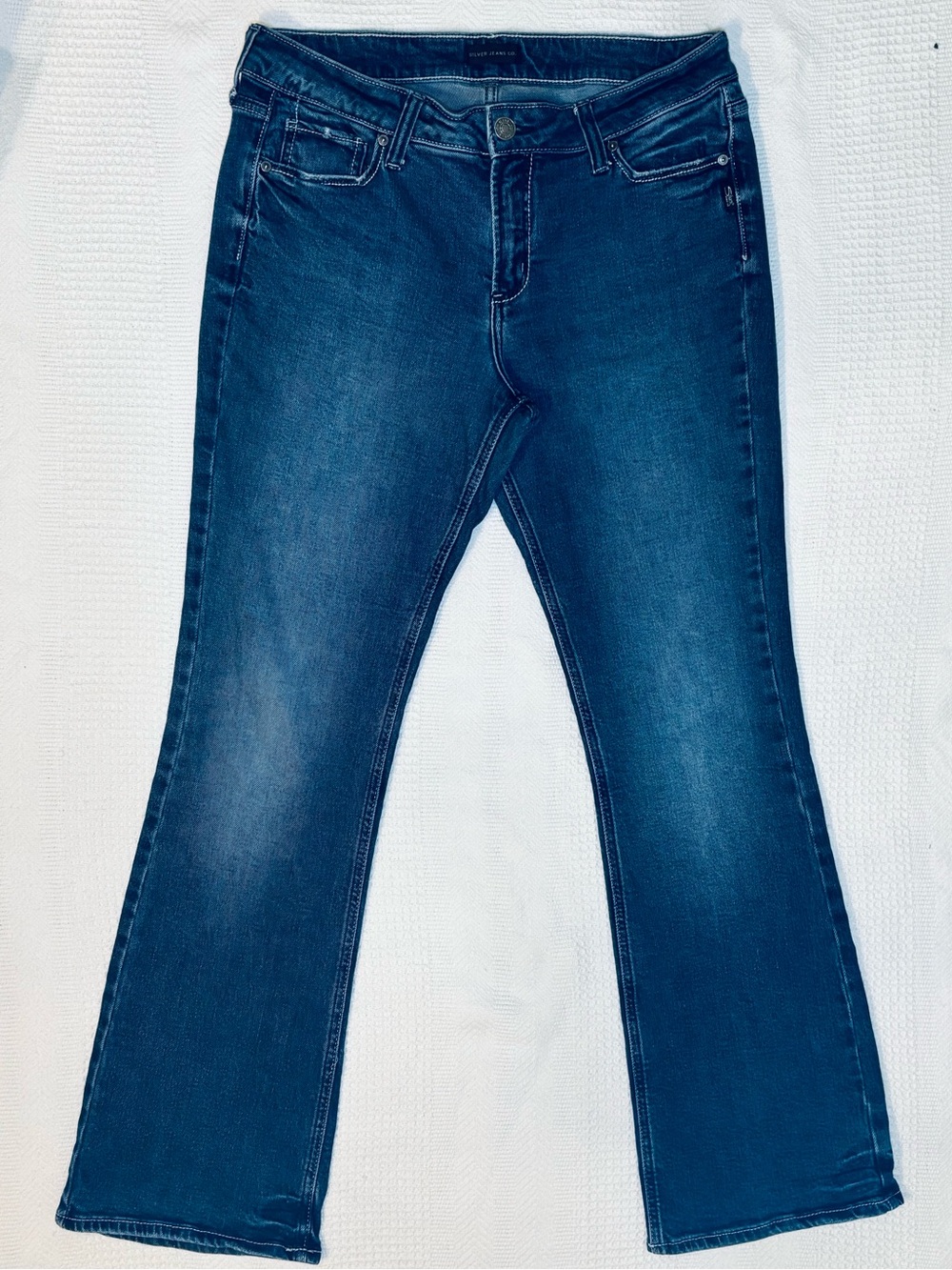 Silver Jeans - Suki Bootcut Jeans - Womens W31xL33 Medium Wash Stretch Denim